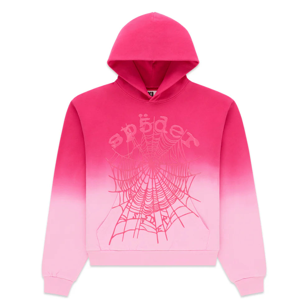 SP5DER OG WEB OMBRE HOODIE