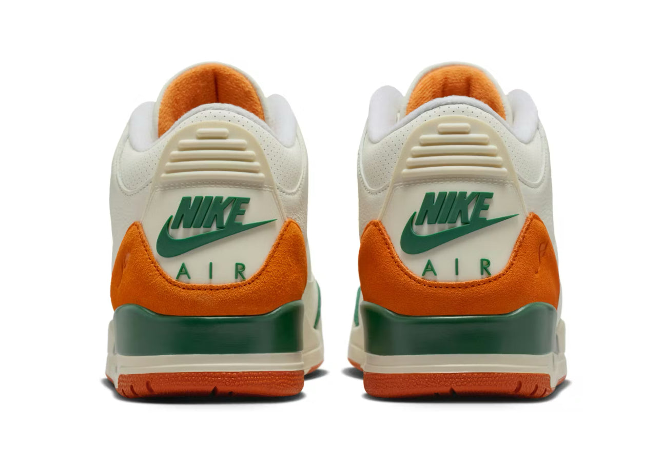 JORDAN 3 SOLEFLY MIAMI HURRICANES