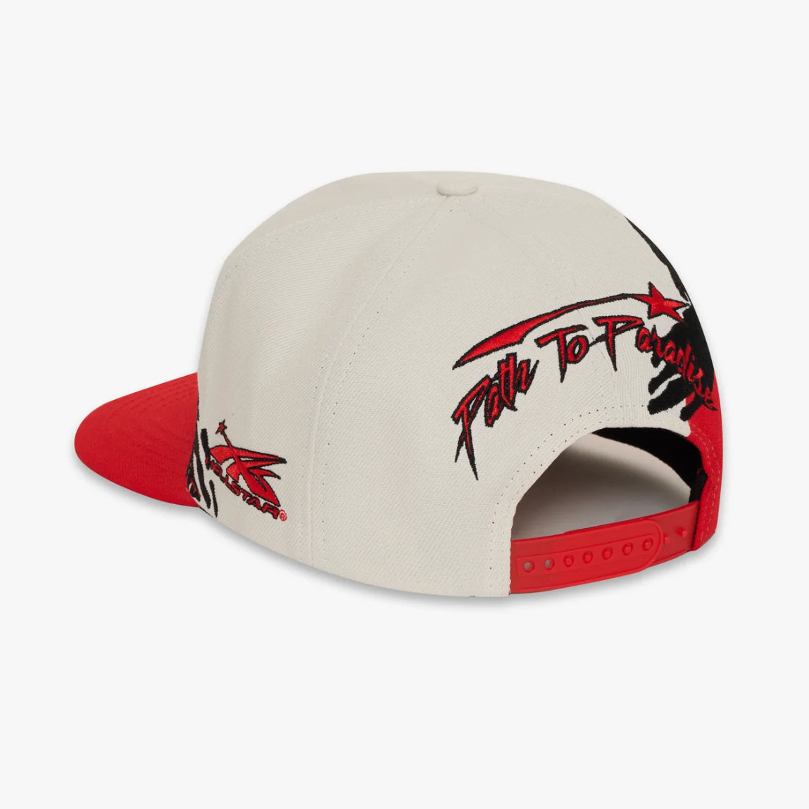 HELLSTAR PAINTBRUSH SNAPBACK HAT RED