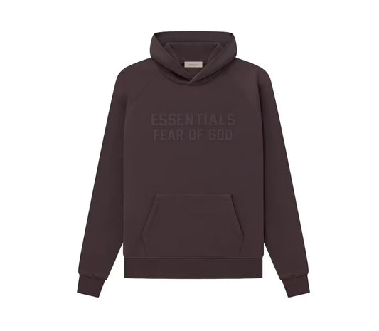 FEAR OF GOD ESSENTIALS HOODIE PLUM