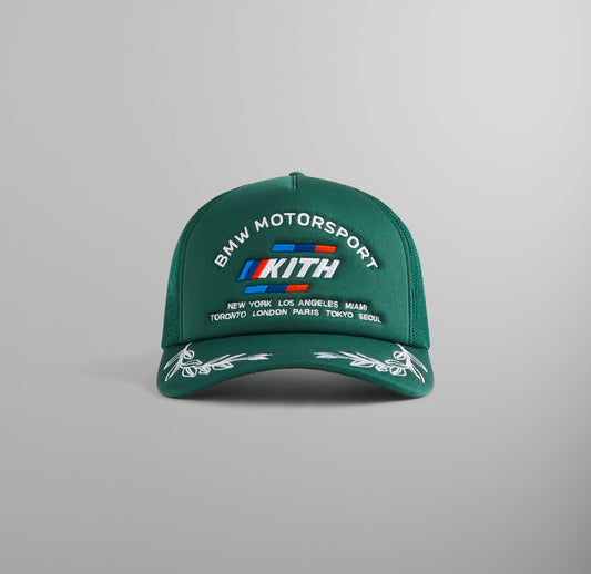 KITH BMW MOTORSPORT HAT GREEN