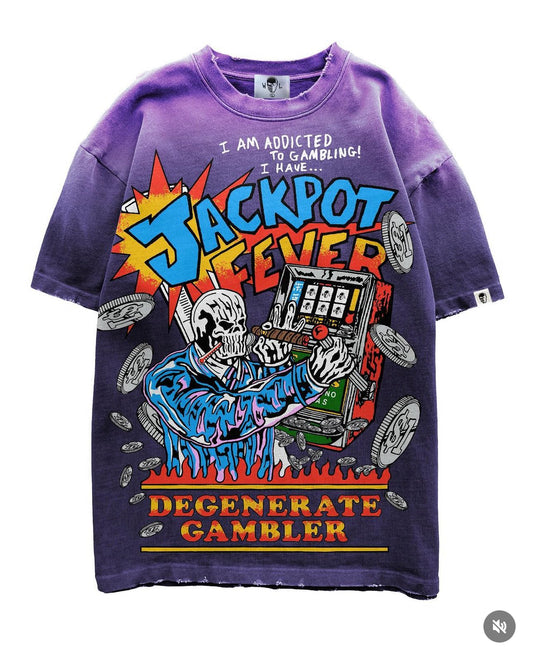 WARREN LOTAS JACKPOT FEVER TEE PURPLE