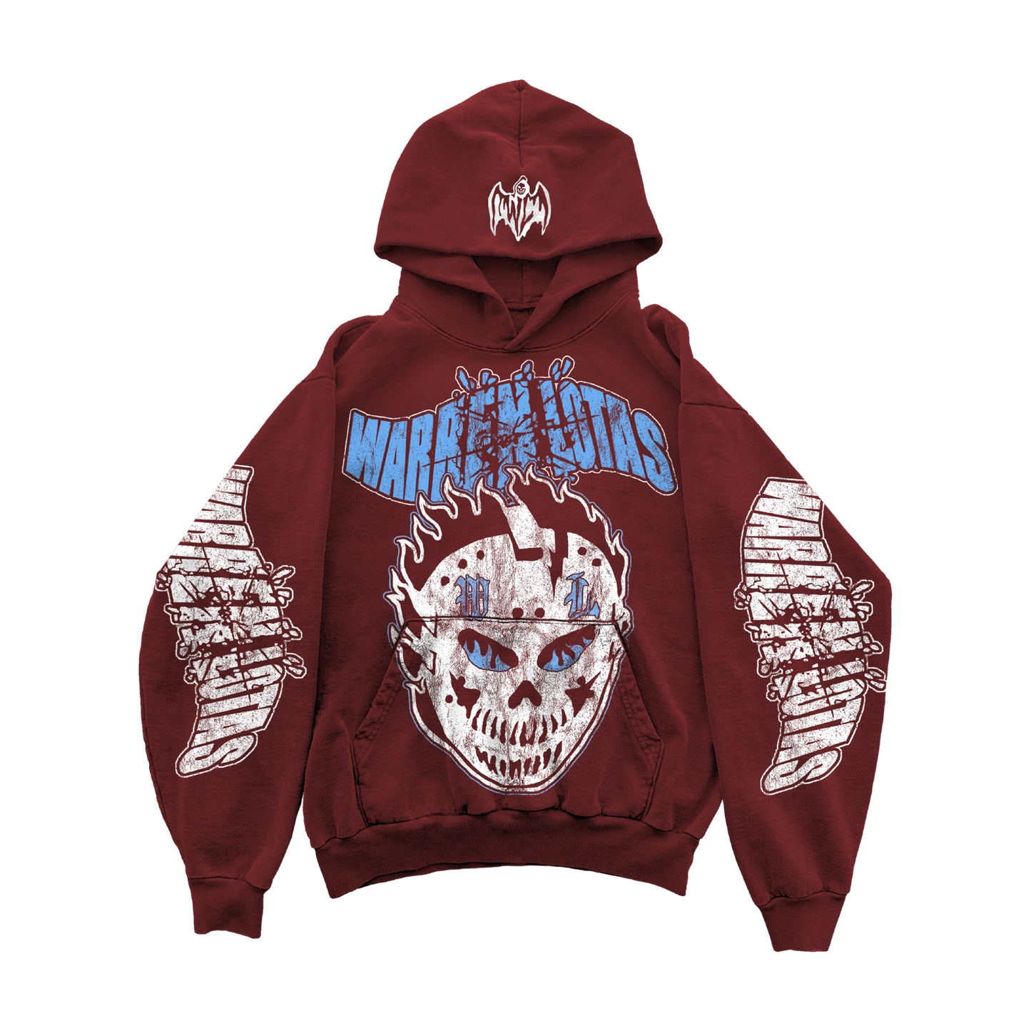 WARREN LOTAS FIERY GLARE HOODIE RED