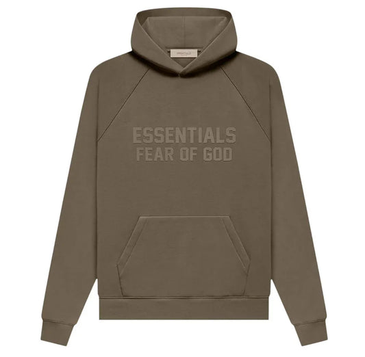 FEAR OF GOD ESSENTIALS HOODIE OLIVE WOOD