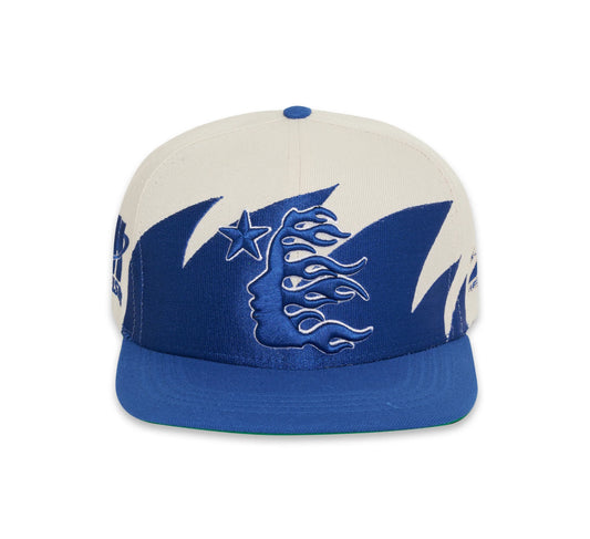 HELLSTAR SHARKTEETH SNAPBACK HAT BLUE