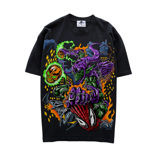 WARREN LOTAS GREEN GHOUL TEE BLACK