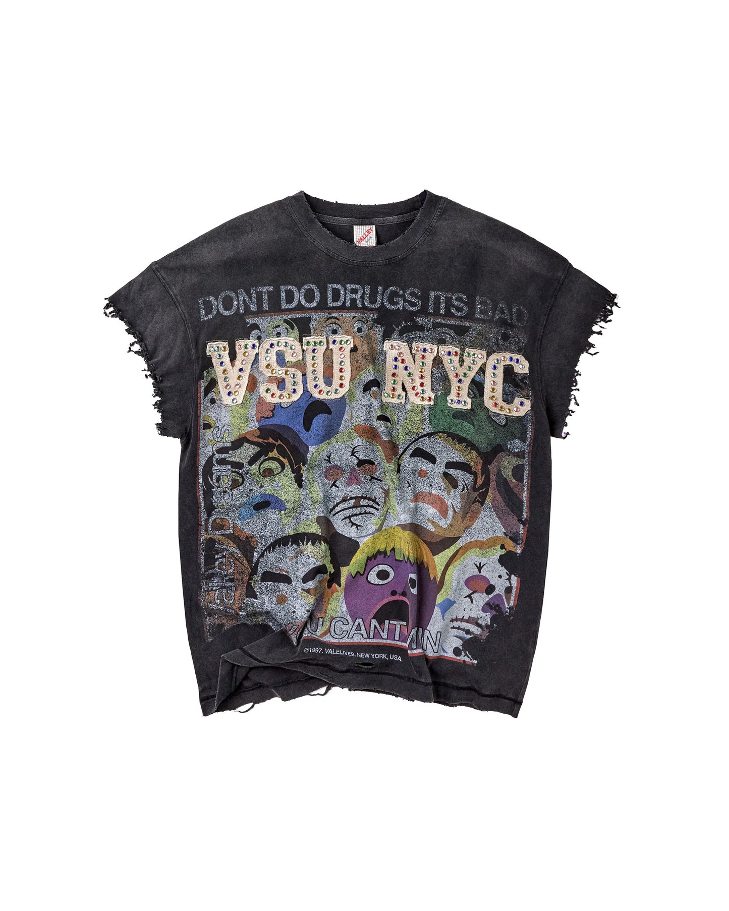 VALE NO DRUGS TANK [BLACK]
