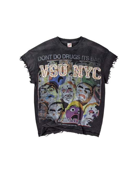 VALE NO DRUGS TANK [BLACK]