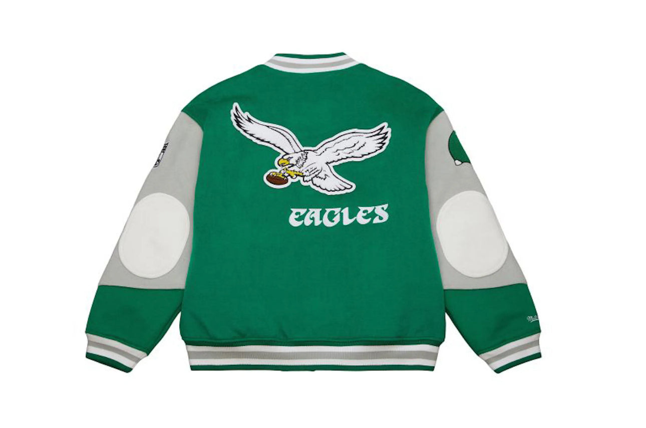 Mitchell & Ness Philadelphia Eagles Princess Diana Varsity Jacket