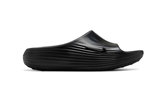 NIKE REACTX RESHOVEN8 SLIDES BLACK