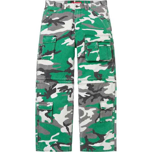 SUPREME ZIP-OFF UTILITY PANTS GREEN