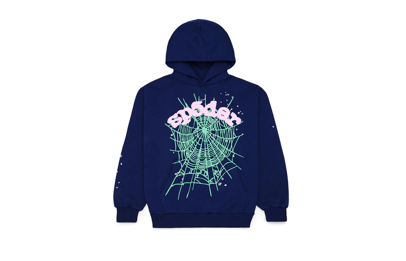 SP5DER OG WEB HOODIE NAVY