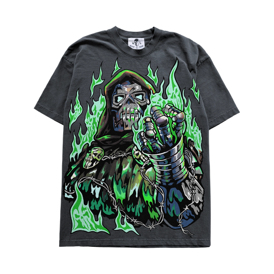 WARREN LOTAS METAL FACE TEE VINTAGE BLACK