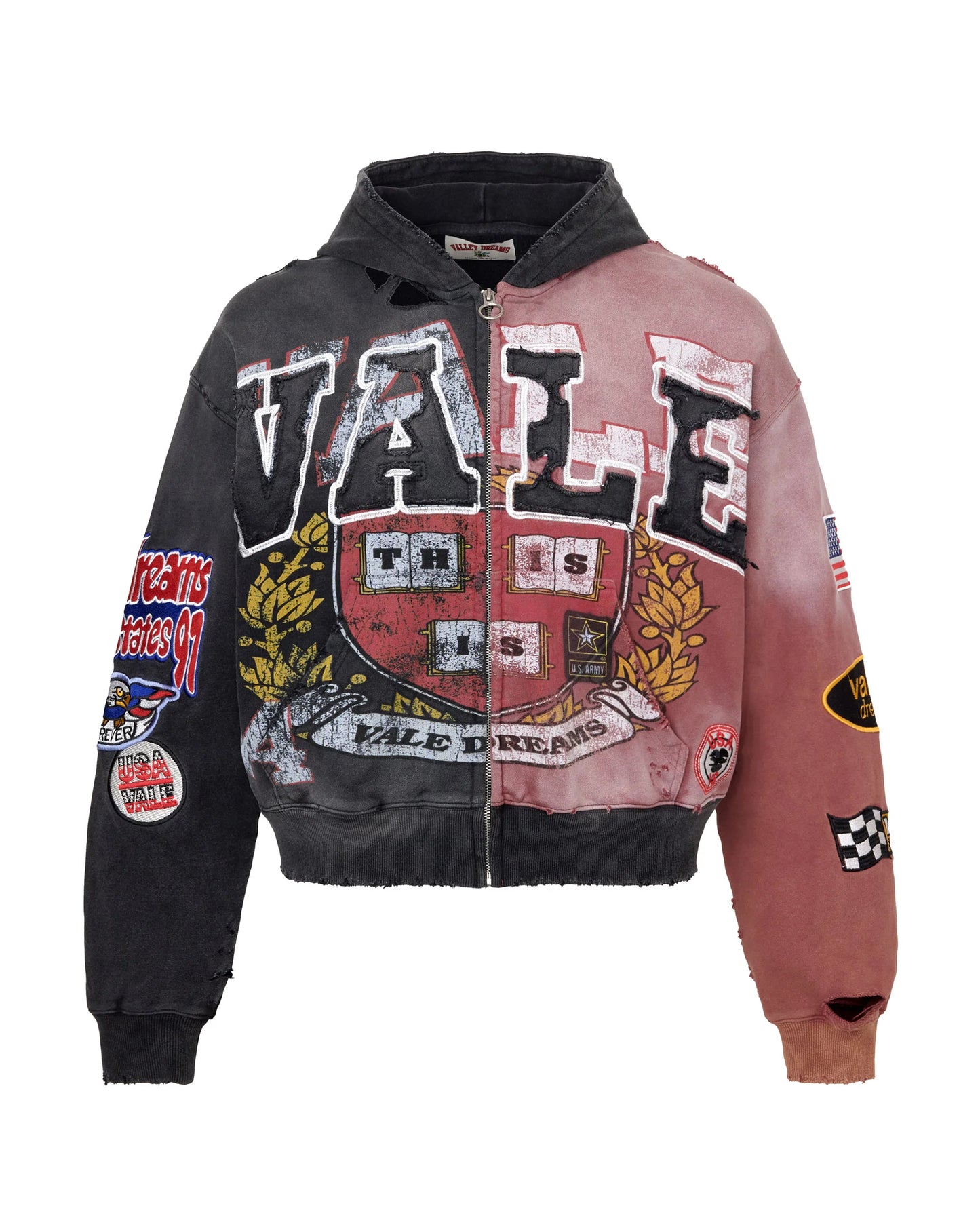 VALE TWO FACE ZIP UP