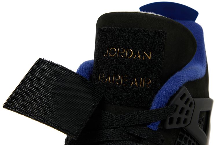 JORDAN 4 RARE AIR GOLD LETTERING