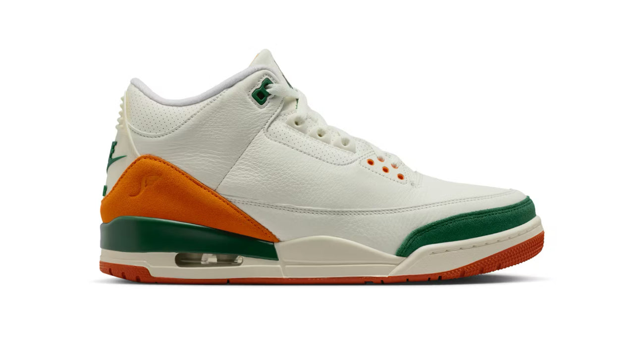 JORDAN 3 SOLEFLY MIAMI HURRICANES