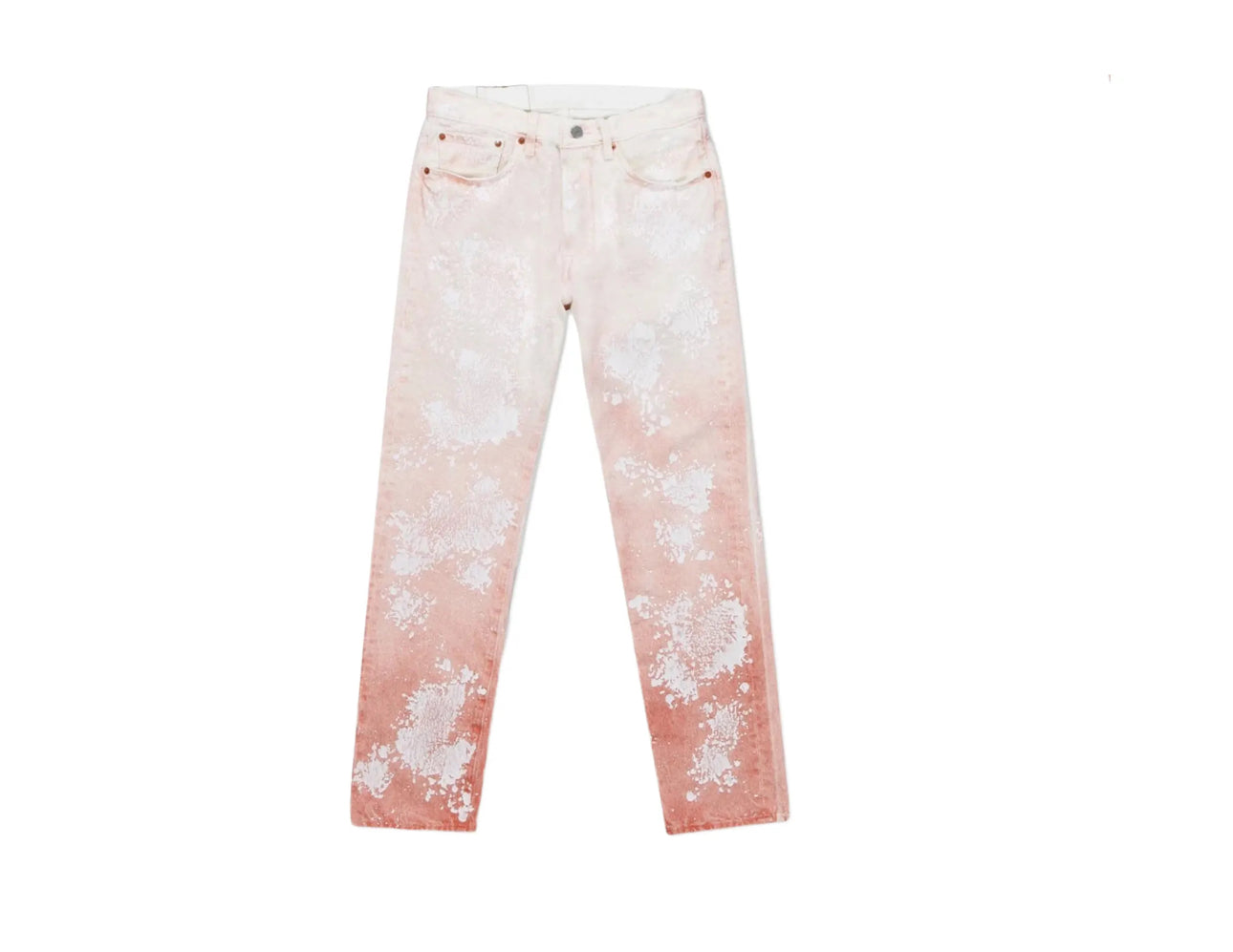 DENIM TEARS BRICK MASON JEANS RED CLAY
