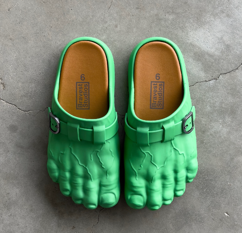 BRAVEST STUDIOS HULK CLOGS
