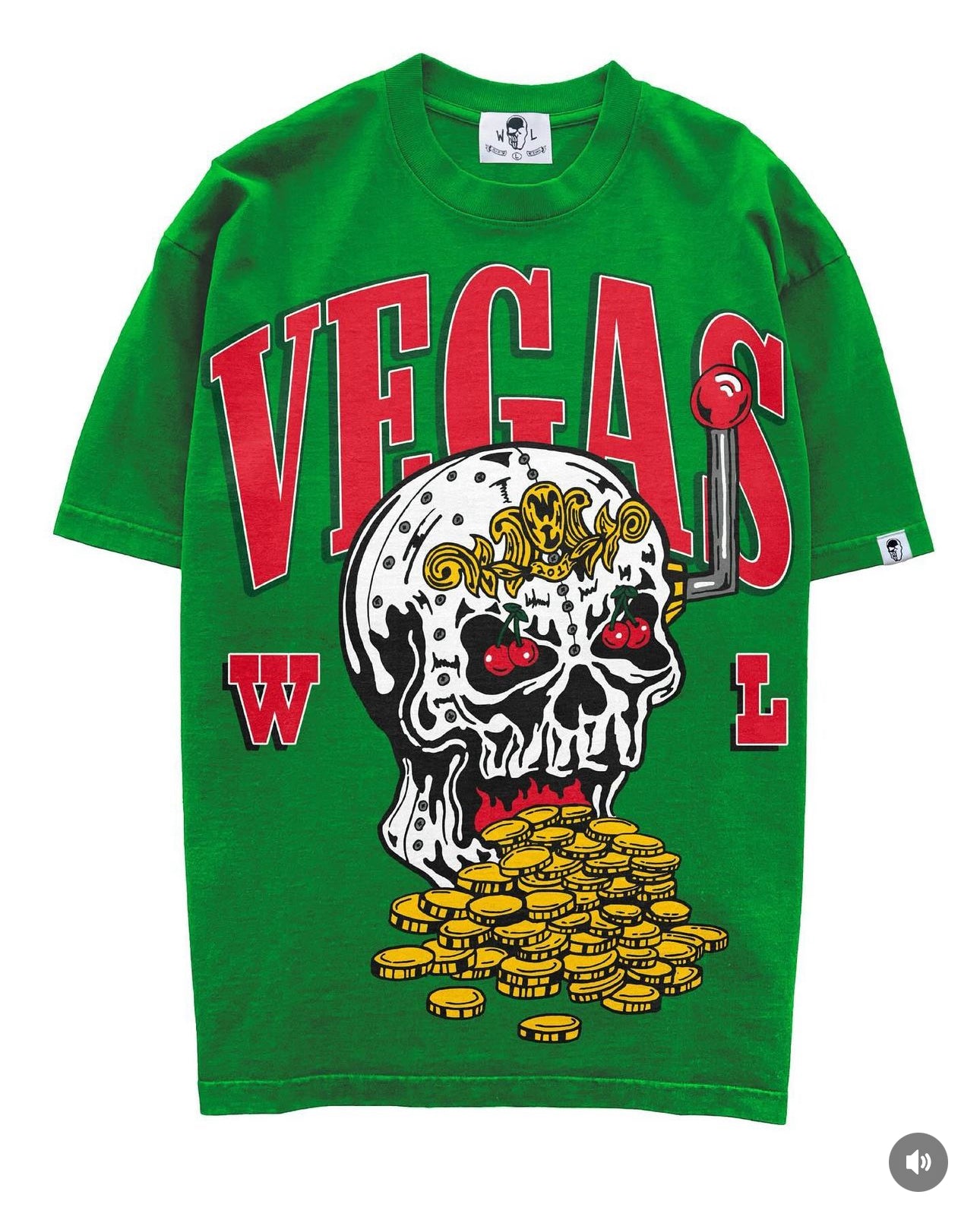 WARREN LOTAS VEGAS TEE GREEN