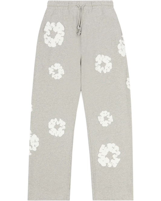 DENIM TEARS Cotton Wreath Baggy Sweatpants Grey