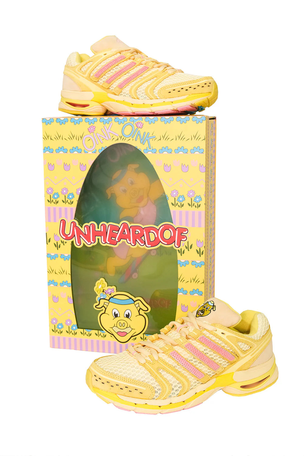 ADIDAS UNHEARDOF ADISTAR CONTROL 5 PIGGY RUNNER 2.0 CHEESEBURGER