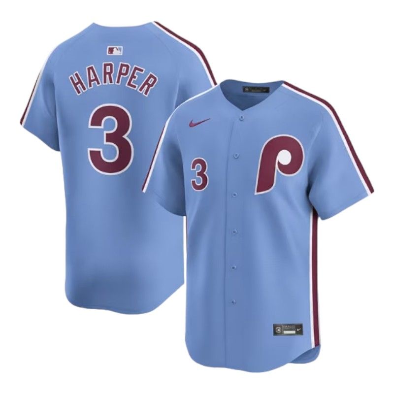PHILLIES JERSEY HARPER POWDER BLUE