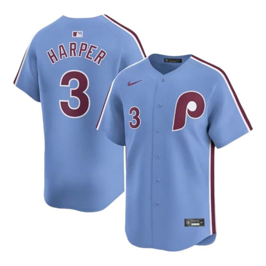 PHILLIES JERSEY HARPER POWDER BLUE