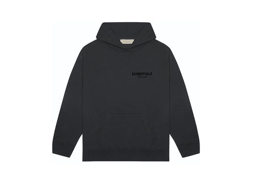FEAR OF GOD ESSENTIALS HOODIE LIMO BLACK