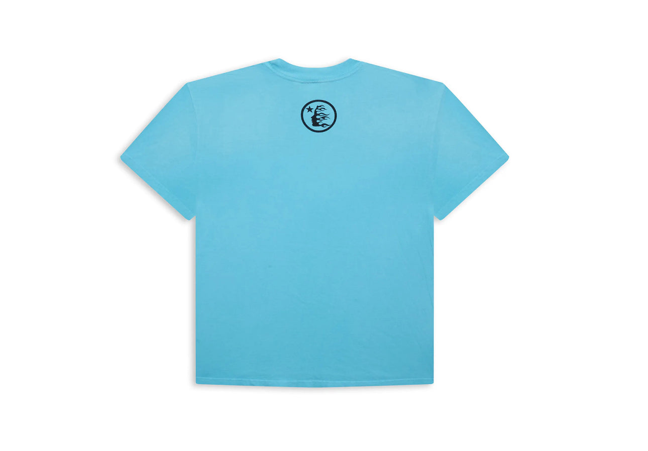 HELLSTAR BOX LOGO TEE BLUE