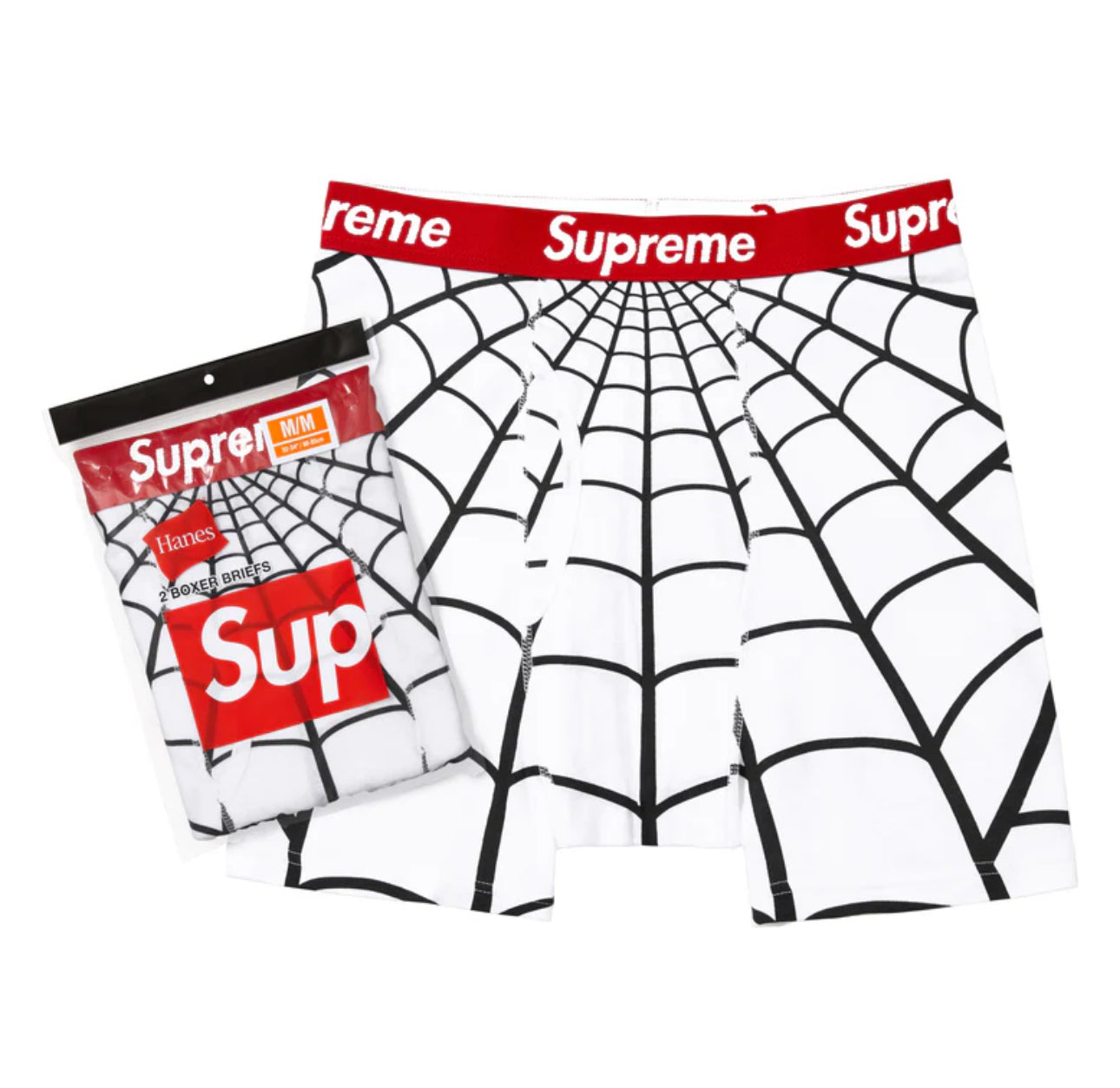 Supreme®/Hanes® Spider-Man Boxer Briefs (2 Pack)