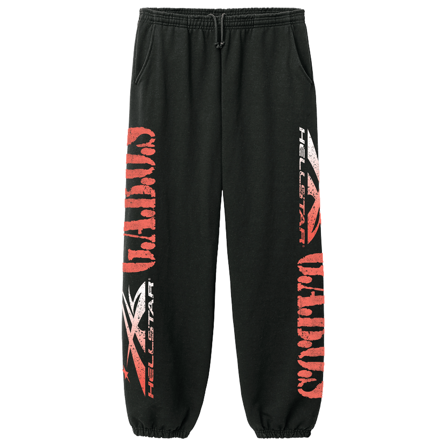 HELLSTAR G.A.B.O.S. SPORTS LOGO SWEATPANTS BLACK