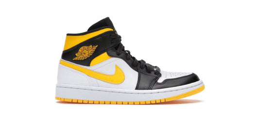 JORDAN 1 MID LASER ORANGE BLACK