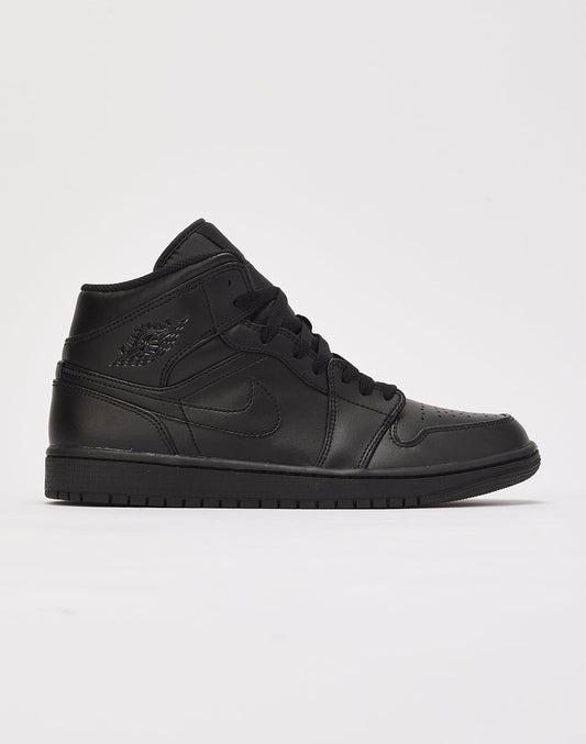 AIR JORDAN 1 MID TRIPLE BLACK
