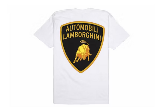 SUPREME AUTOMOBILI LAMBORGHINI TEE WHITE