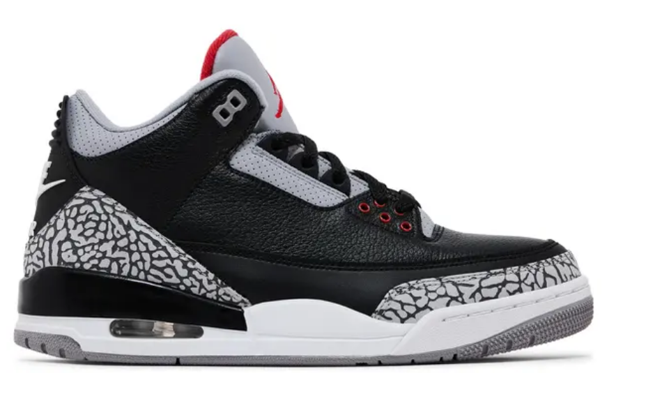 JORDAN 3 BLACK CEMENT (2018)