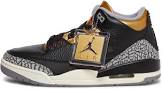 JORDAN 3 BLACK CEMENT GOLD