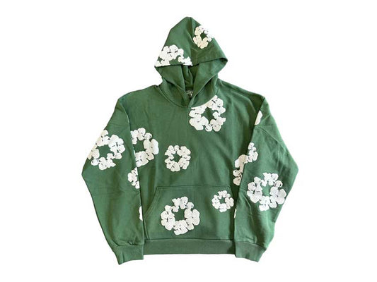 Denim Tears Cotton Wreath Hoodie Green