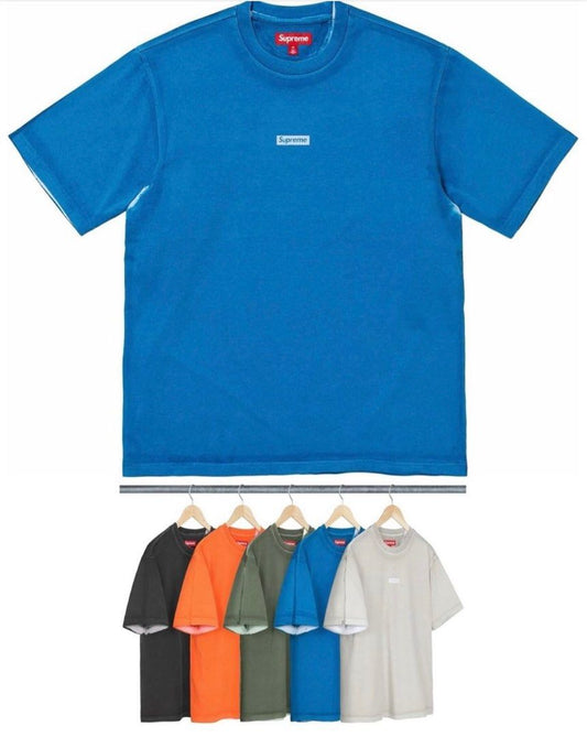 SUPREME OVERPRINT TEE BLUE